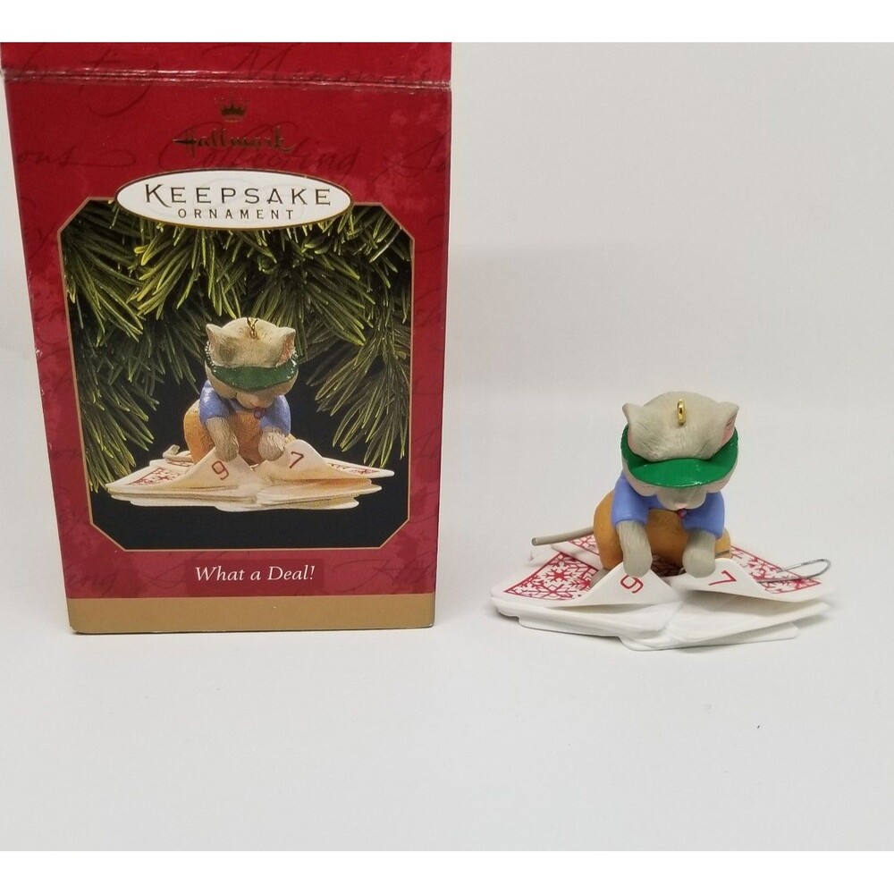 Hallmark Mouse Ornament What a Deal! 1997 Membership Ornament